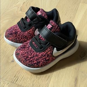 Pink and Black Nike